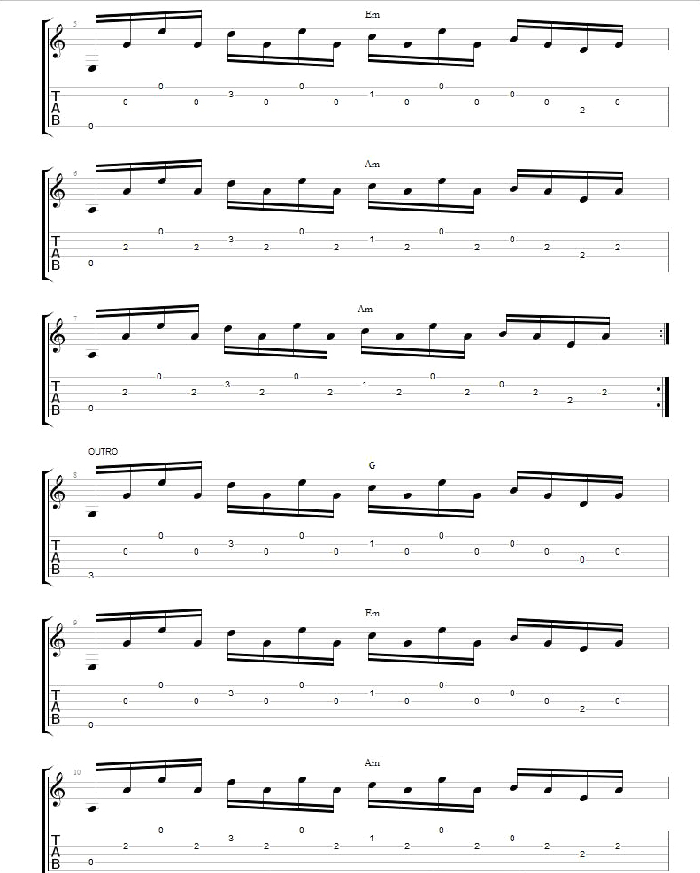 Street-Spirit-Fade-Out-Guitar-Tab-Radiohead-PAGE-2