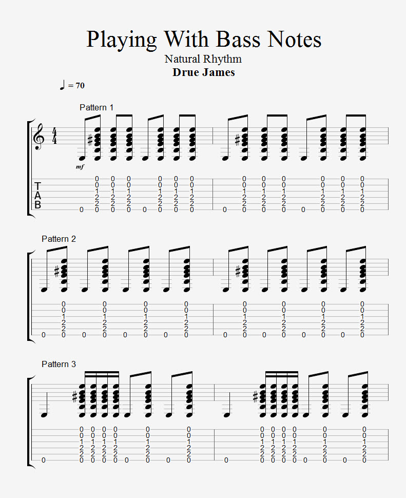 Playing-With-Bass-notes-Page-1