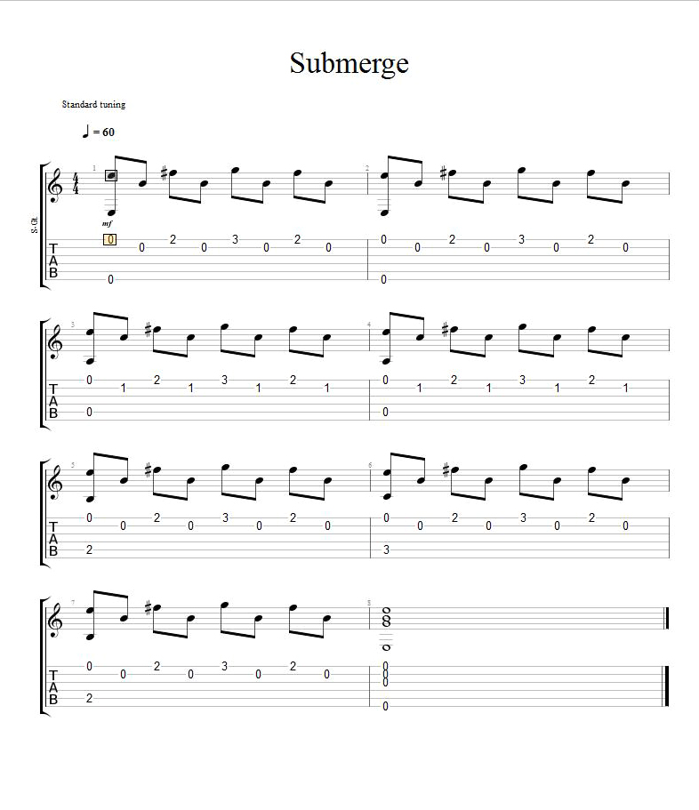 Submerge-Beginners-Fingerstyle-Song