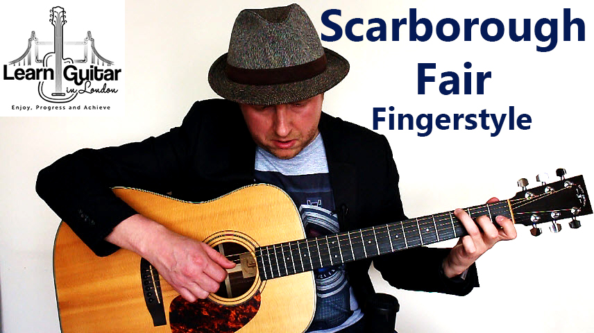 Scarborough Fair – Fingerstyle Guitar Lesson – How To Play