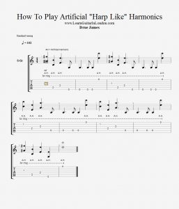 how-to-play-artificial-harp-like-harmonics