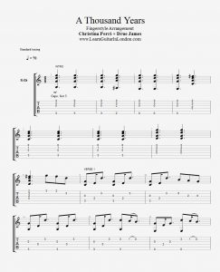 free fingerstyle guitar tabs