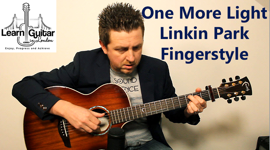 One More Light – Beginners Fingerstyle Guitar Lesson – Linkin Park – Drue James