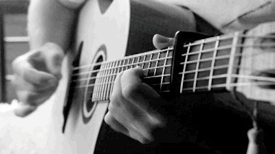 fingerstyle black and white