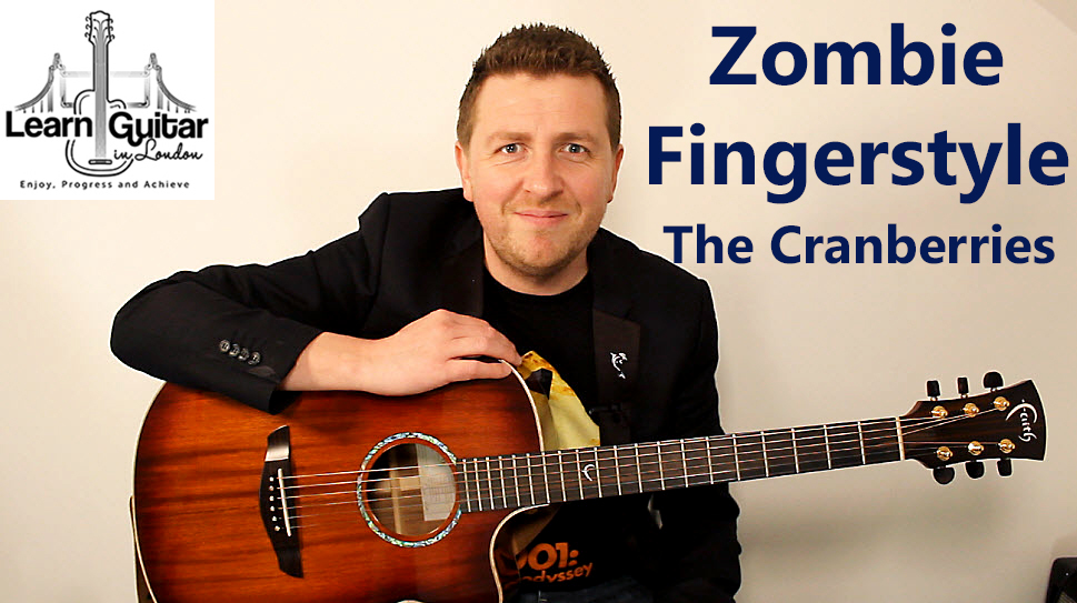 Zombie – Fingerstyle Guitar Lesson – The Cranberries – Drue James