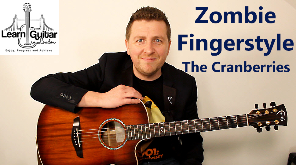 Zombie - Fingerstyle Guitar Lesson - The Cranberries - Drue James