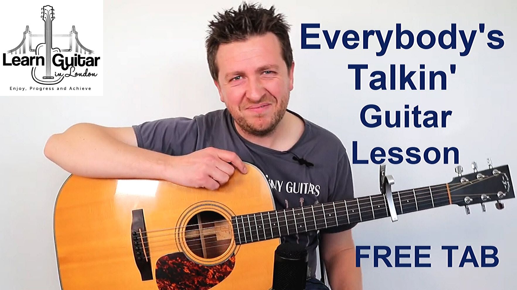 Everybody’s Talkin’ – Guitar Lesson – Drue James