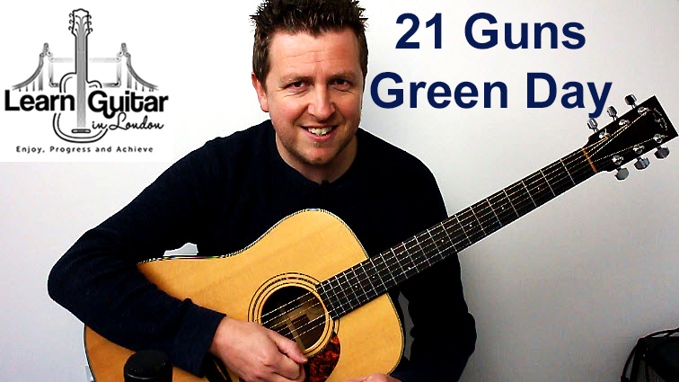 21 Guns – Easy Acoustic Guitar Lesson – Green Day – Drue James
