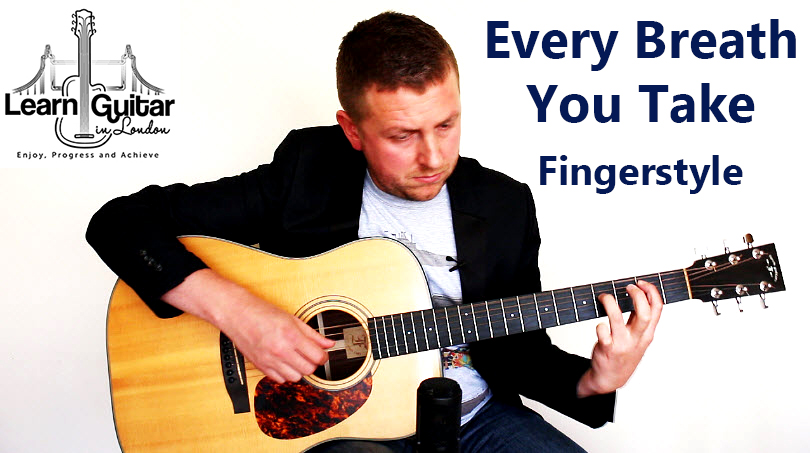 Every Breath You Take – Fingerstyle Guitar Tutorial – Sting & The Police – Part 1