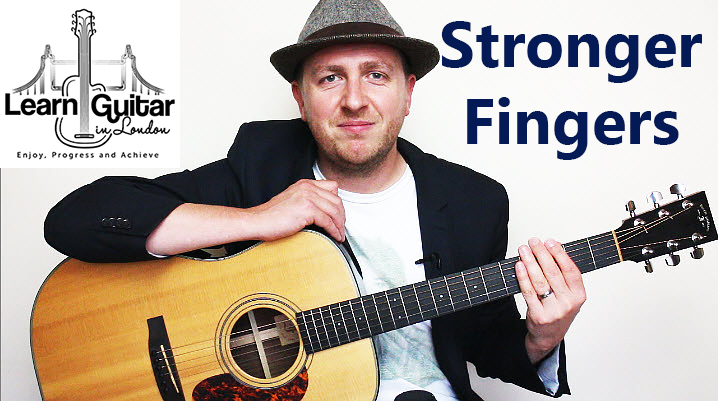 Guitar Lesson – Finger Stretch Warm Ups – How To Make Your Fingers Stronger