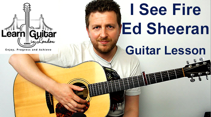 I See Fire – Acoustic Guitar Lesson – Ed Sheeran – Drue James