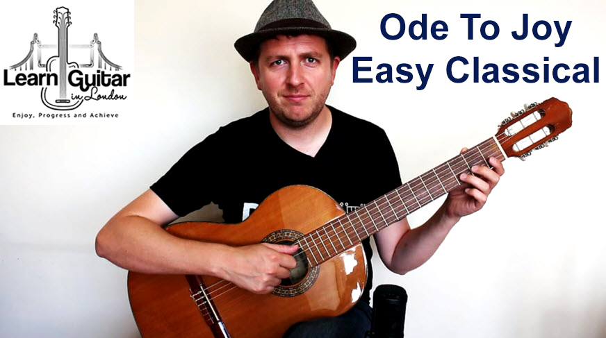 Ode To Joy – Easy Beginners Classical Guitar Lesson – Drue James
