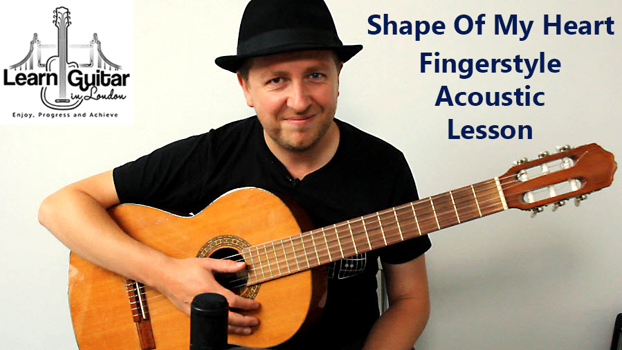 Shape Of My Heart – Definitive Guitar Lesson – Sting – With TAB – Drue James
