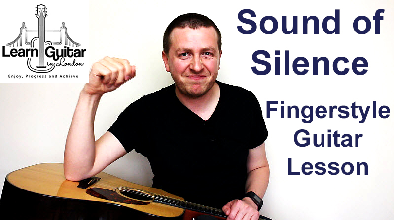 Simon & Garfunkle – Sound Of Silence – Fingerstyle Guitar Lesson – FREE TAB