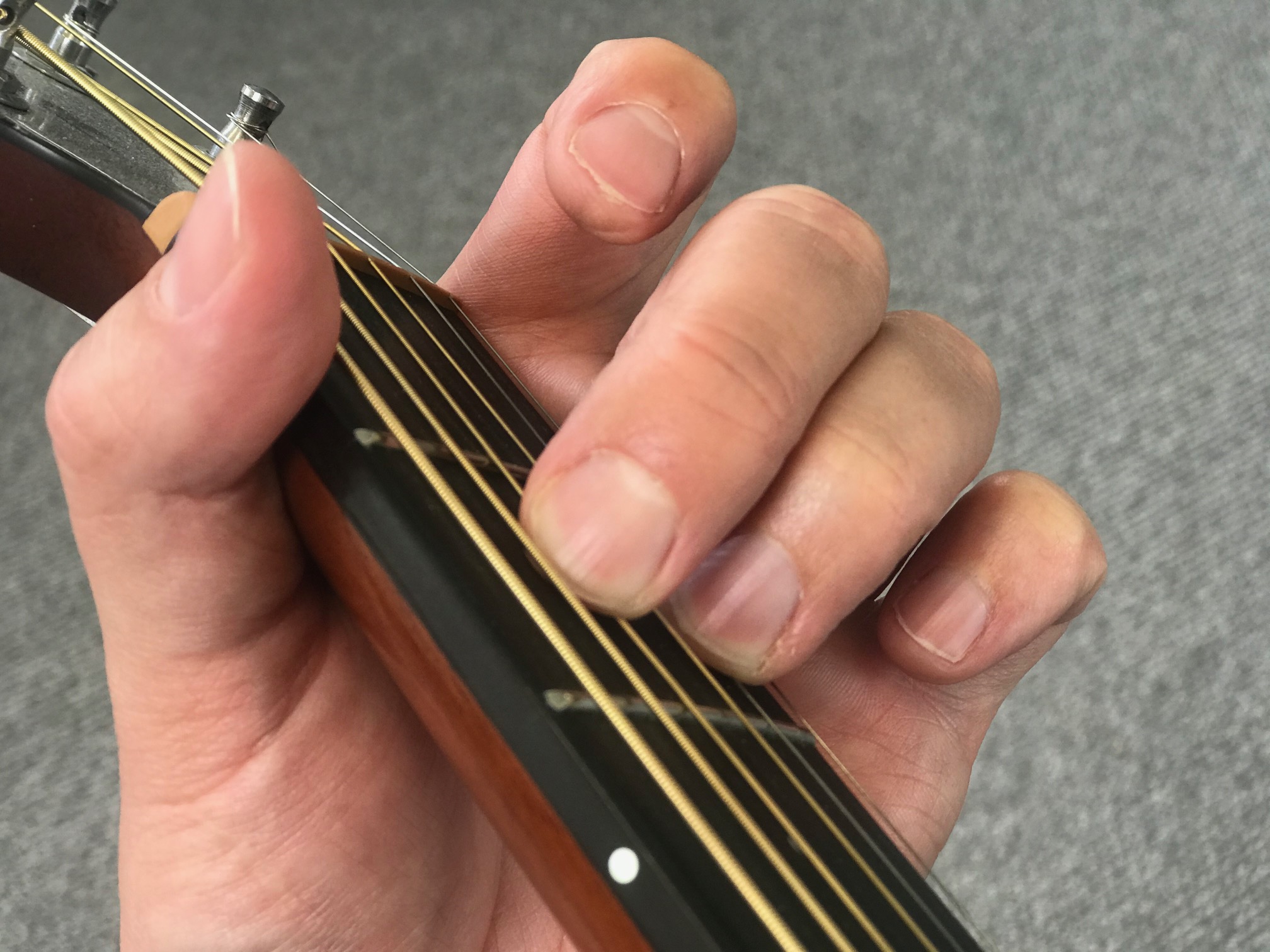 How To Play The A7 Chord On Acoustic Guitar - Drue James