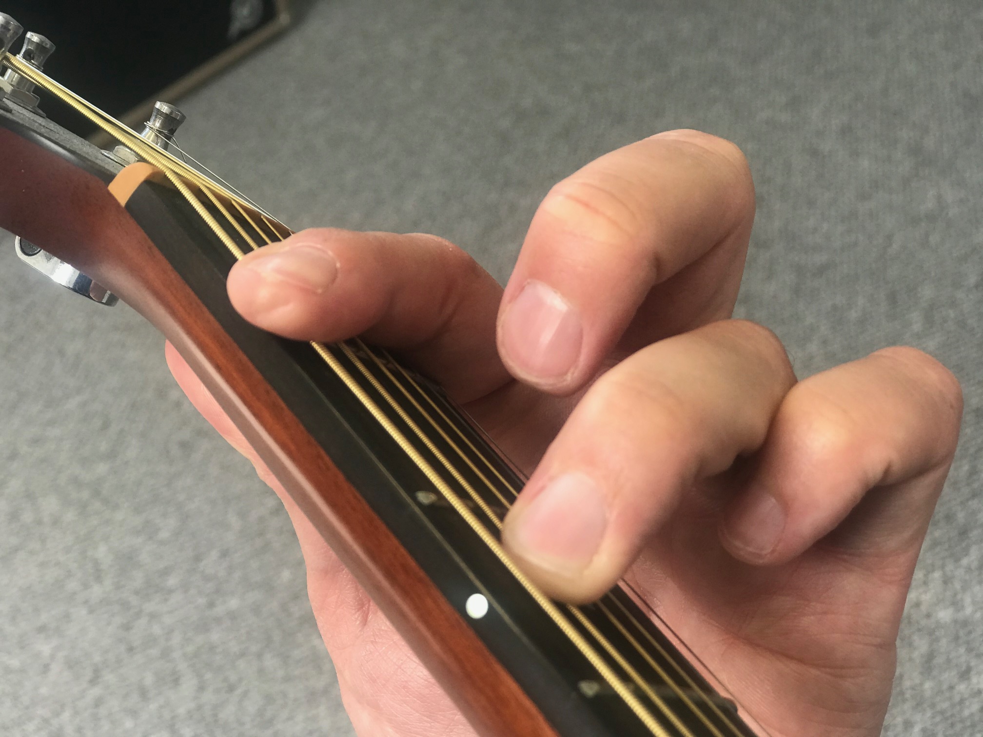 How To Play The Fm7 Chord On Acoustic Guitar - Drue James