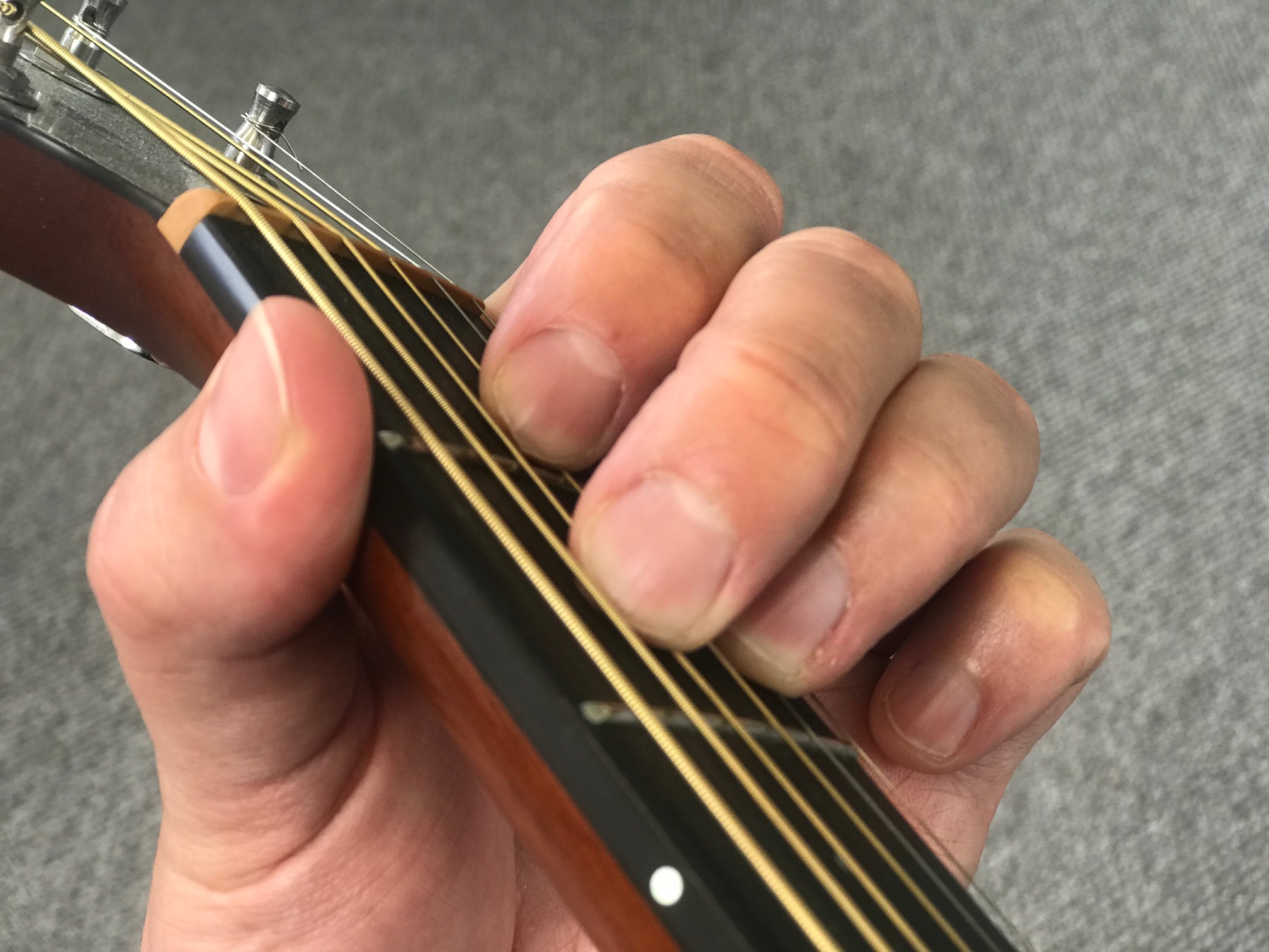How To Play The Amaj7 Chord On Acoustic Guitar - Drue James