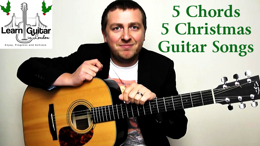 5 Chords – 5 Easy Christmas Guitar Songs – How To Play