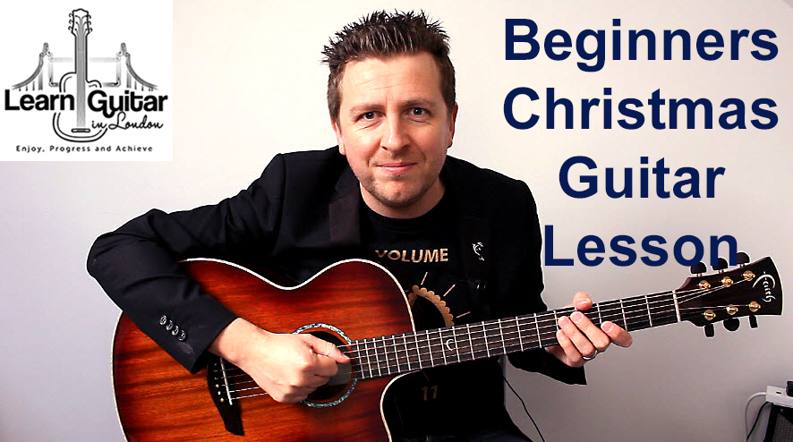 Beginners Christmas Guitar Lesson – We Wish You A Merry Christmas – Drue James