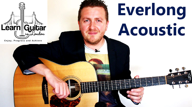 Everlong – Acoustic Guitar Tutorial – Foo Fighters - Drue James.