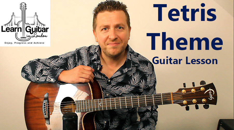 Tetris Theme – Beginners Guitar Lesson – Drue James – How To Play
