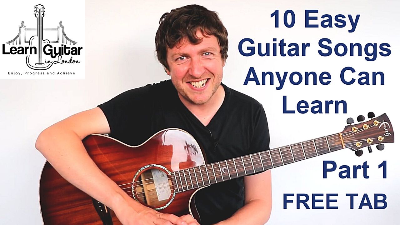 10 easy beginner guitar songs anyone can learn – thumbnail