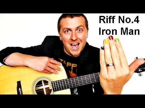 iron man riff – drue james – free acoustic guitar lessons