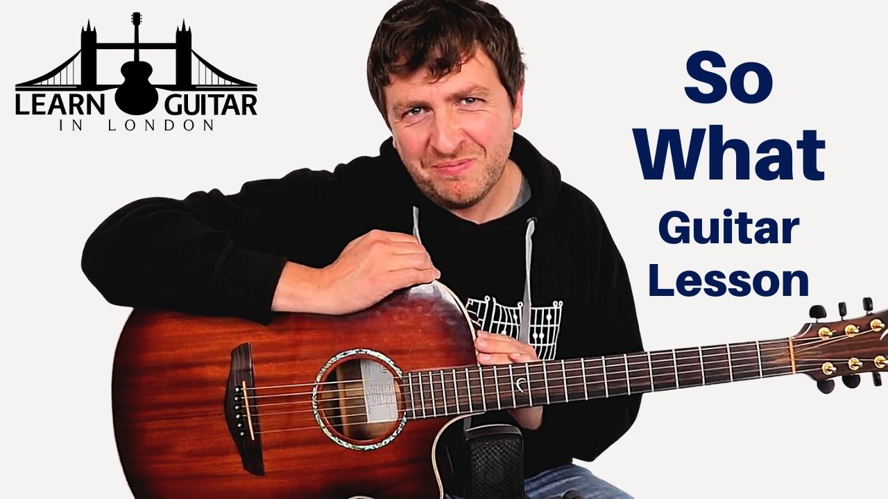 So What - Fun Acoustic Guitar Riff - Drue James
