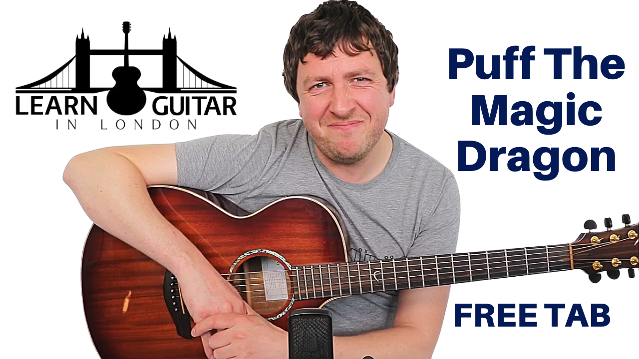 Puff The Magic Dragon - Fingerstyle - Free Lesson - Drue James