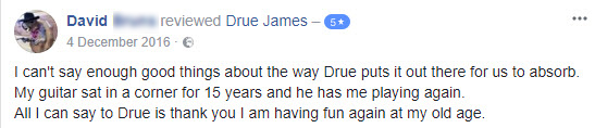 david burns review drue james