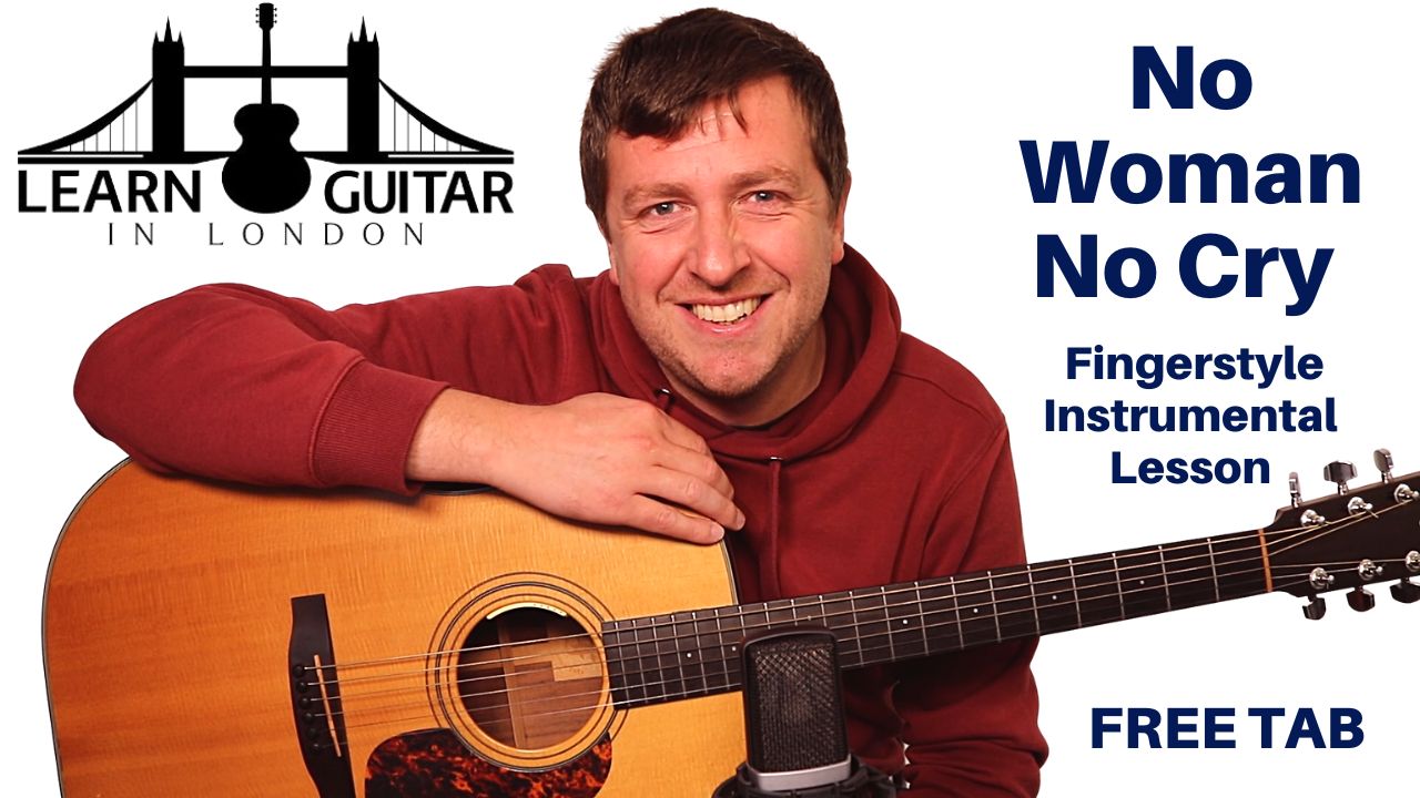 No Woman No Cry - Acoustic guitar lesson - Drue James