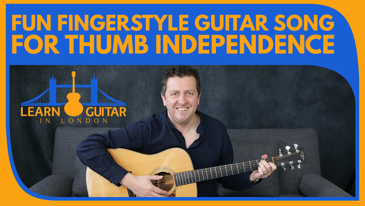 Fun Fingerstyle Guitar Exercise For Thumb Independence Drue James