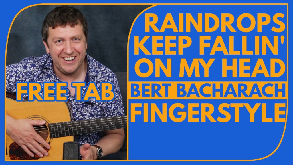 raindrops keep falling on my head guitar lesson drue james