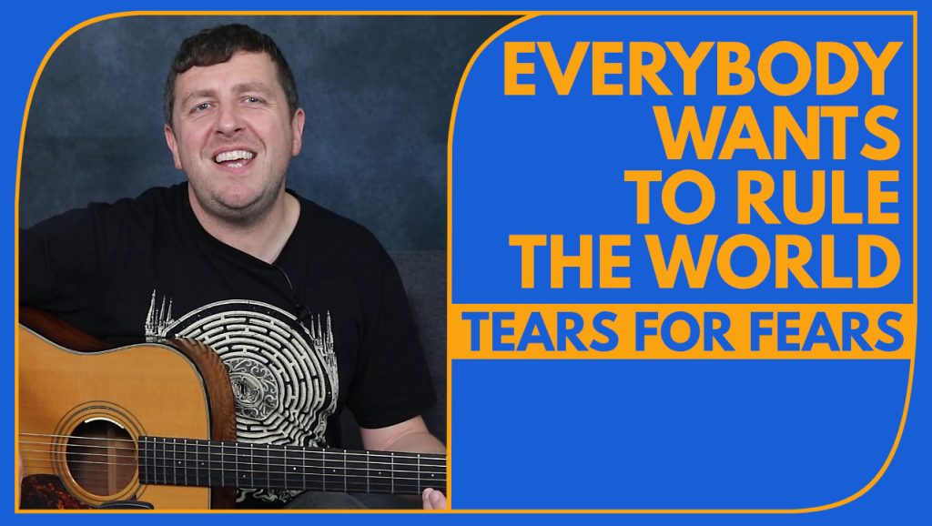 Everybody Wants To Rule The World - Guitar Lesson - Drue James - Acoustic