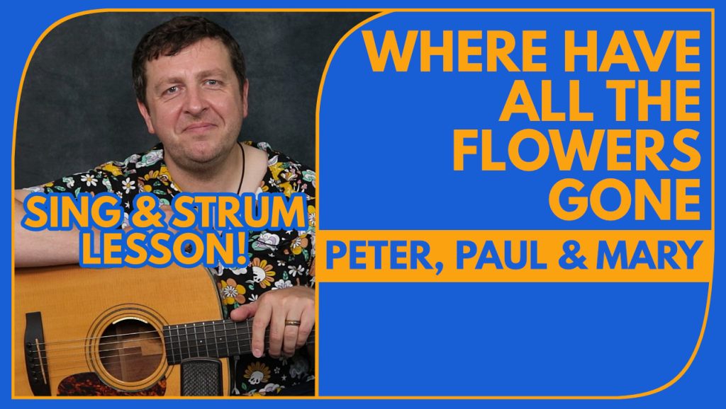 Where Have All The Flowers Gone Guitar Lesson - Drue James